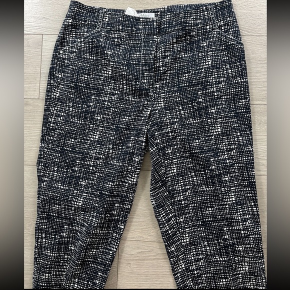 MaxMara Blue White Pattern Short Sleeve Blazer Pantsuit - Picture 7 of 16